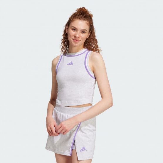 adidas sportswear Essentials Color-Pop Cotton Crop Tank Top