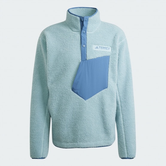 adidas Terrex Xploric High Pile Fleece Pullover Sweatshirt