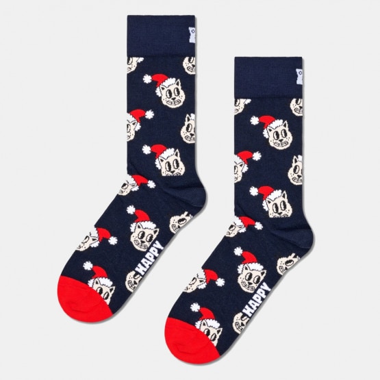 Happy Socks Holiday Cat  Unisex Socks