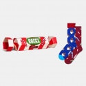 Happy Socks 2-Pack Holiday Striped Cracker Gift Se