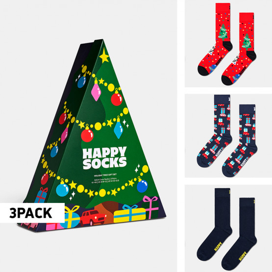 Happy Socks 3-Pack Holiday Tree Gift Set