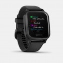 GARMIN Venu Sq Music Black with Slate Bezel