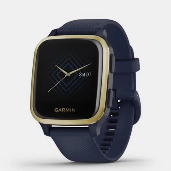GARMIN Venu Sq Music Navy With Light Gold Bezel