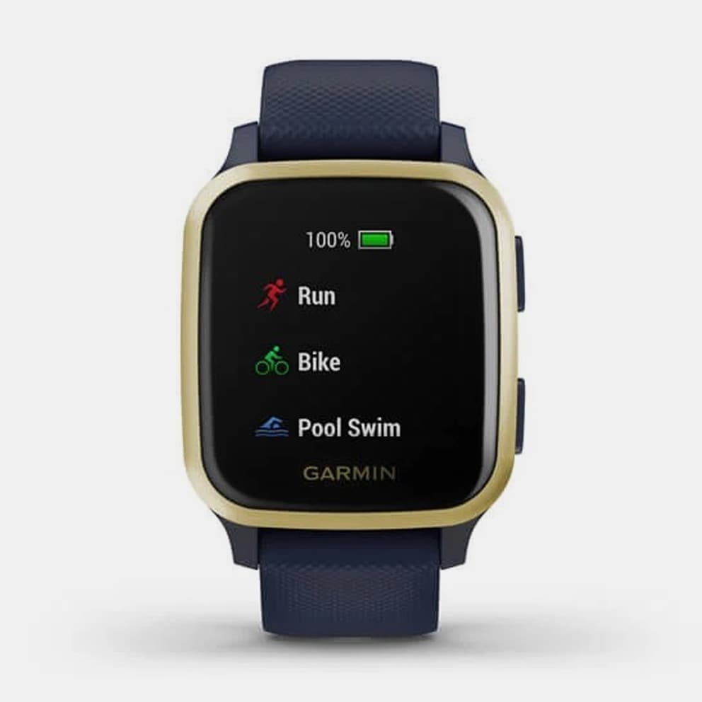 GARMIN Venu Sq Music Navy With Light Gold Bezel