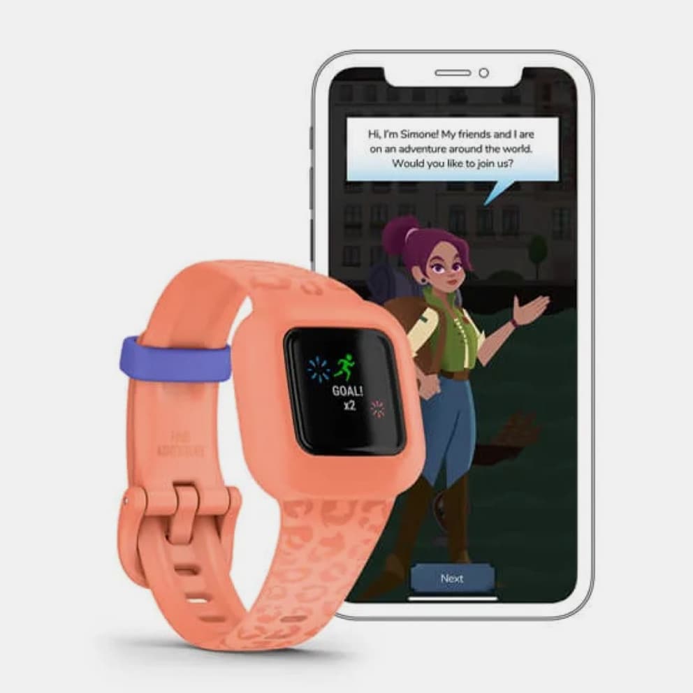 GARMIN Vivofit Jr. 3 Peach Leopard