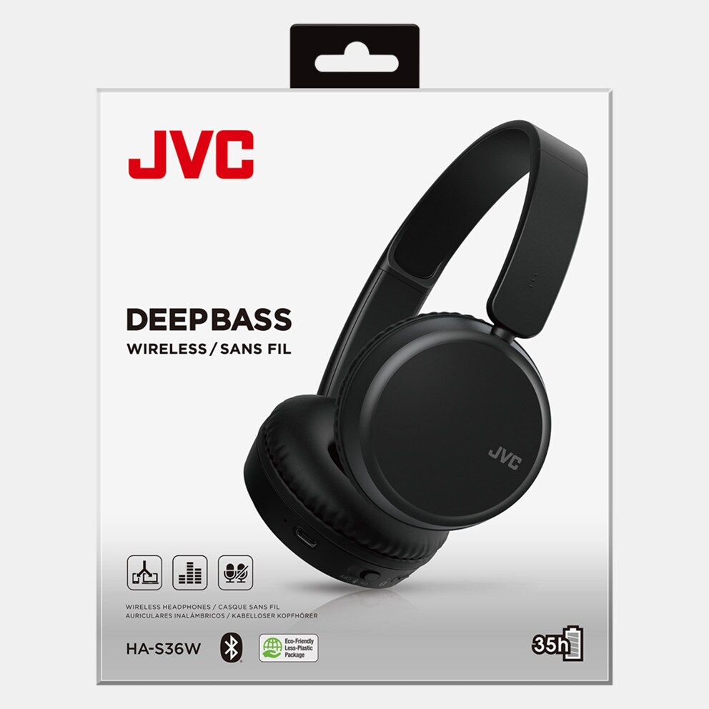 JVC Flat foldable, wireless headphones