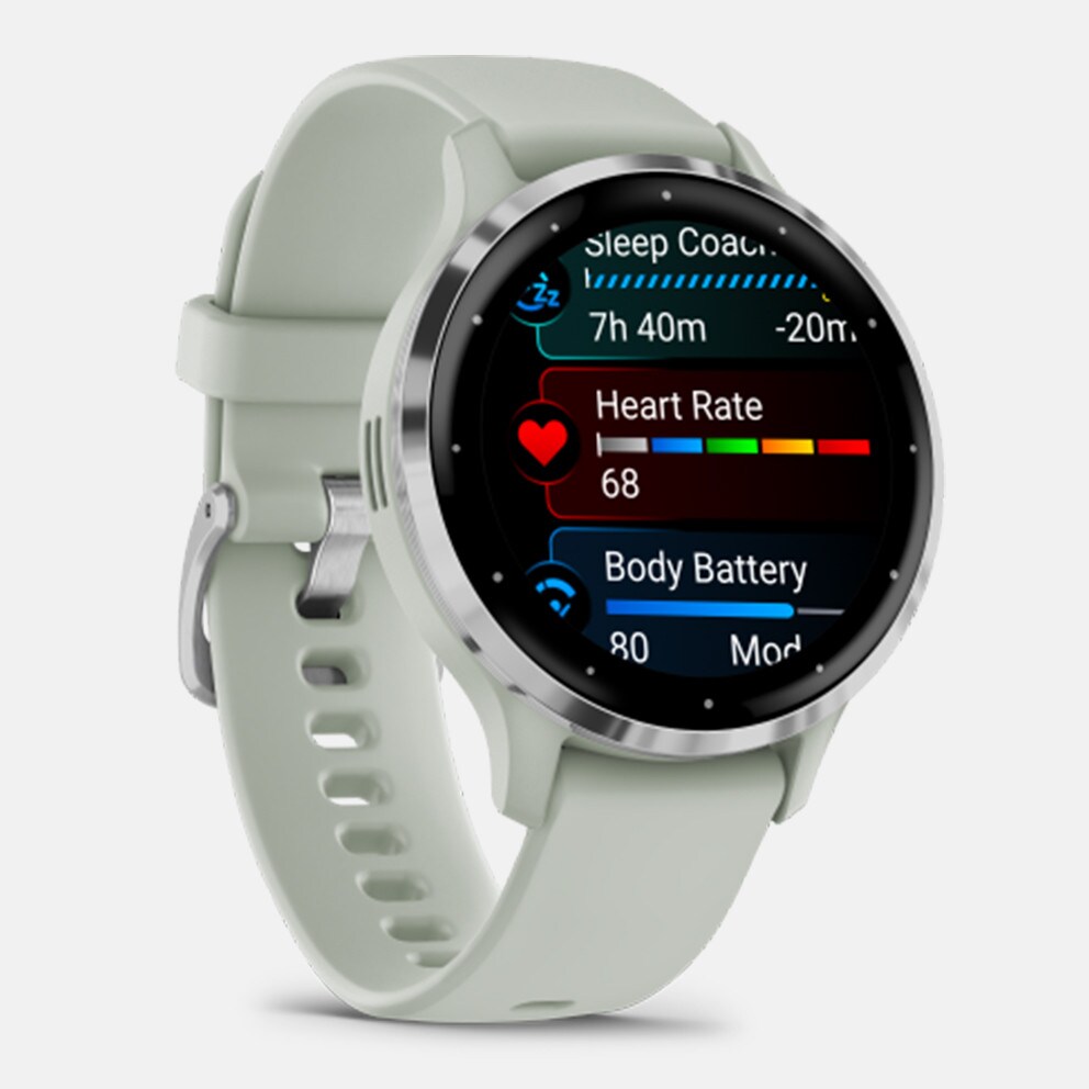 GARMIN Venu 3S Silver with Sage Gray