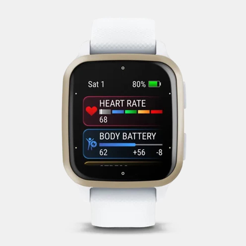 GARMIN Venu Sq 2 White With Cream Gold Bezel