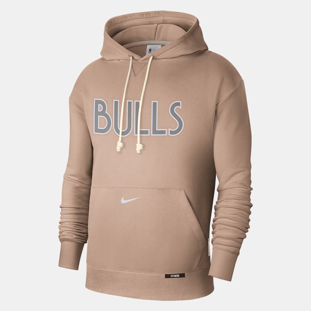 Nike Chicago Bulls Standard Issue City Edition Ανδρική Μπλούζα με Κουκούλα