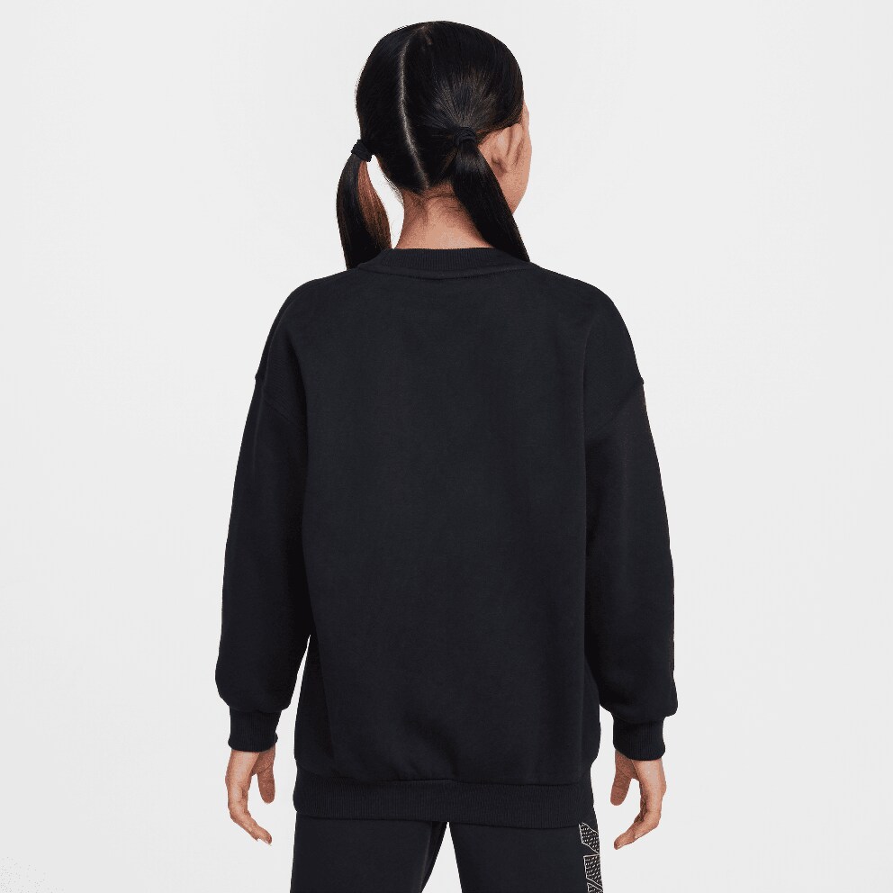 Nike G Nsw Club Flc Os Crew Shne Παιδικό Φούτερ