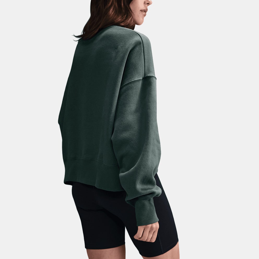 Nike Steertwear Club Flee Crew LBR Γυναικεία Μπλούζα Μακρύ Μανίκι