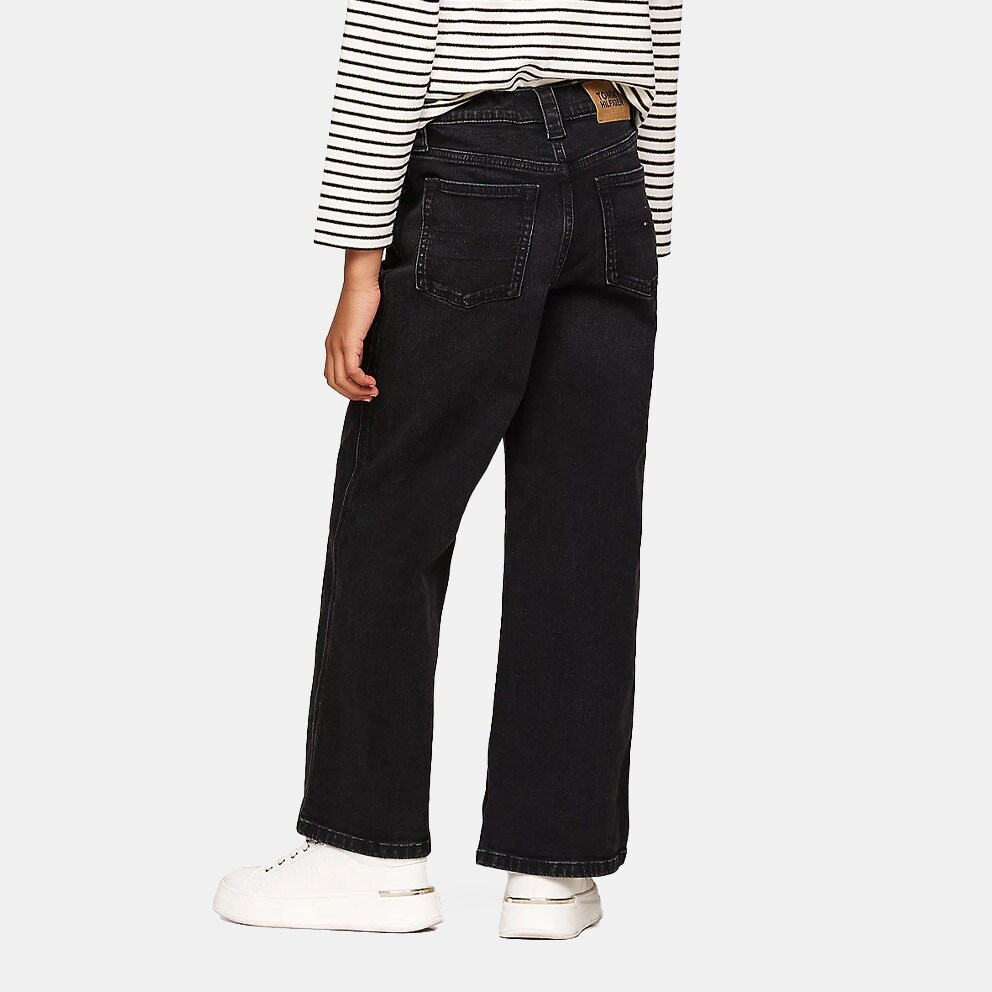 Tommy Jeans Mabel Black Wash Παιδικό Παντελόνι