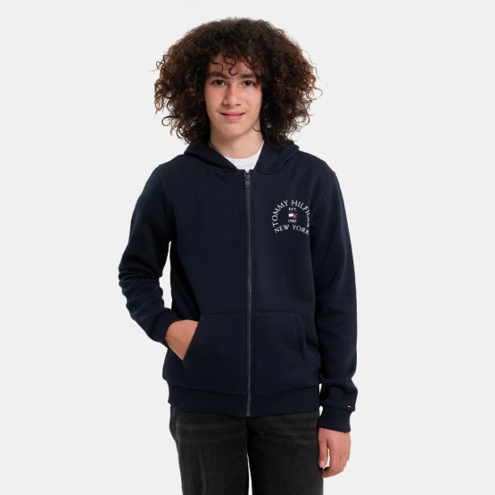Tommy Jeans Nautical Arch Fleece Reg Zipup