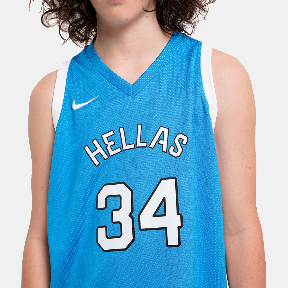 Nike Olympics 2024 Giannis Antetokounmpo Greece Παιδική Μπασκετική Φανέλα