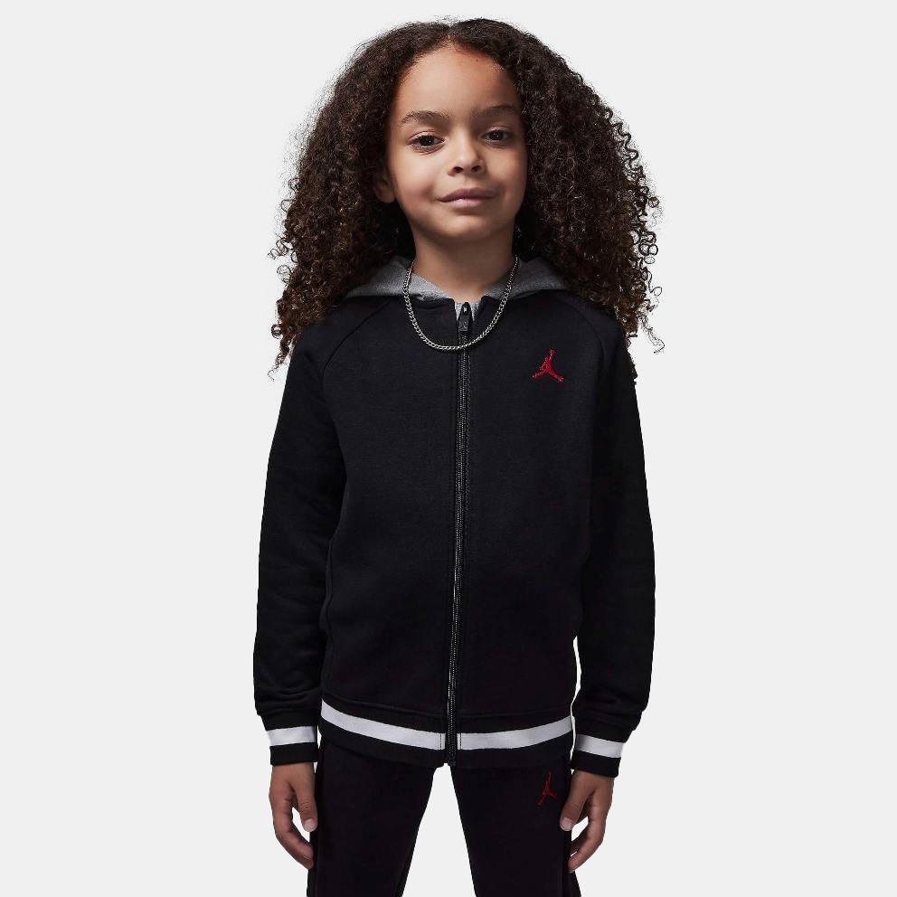 Jordan Blocked Rib Full-Zip Kids' Tracksuit Set