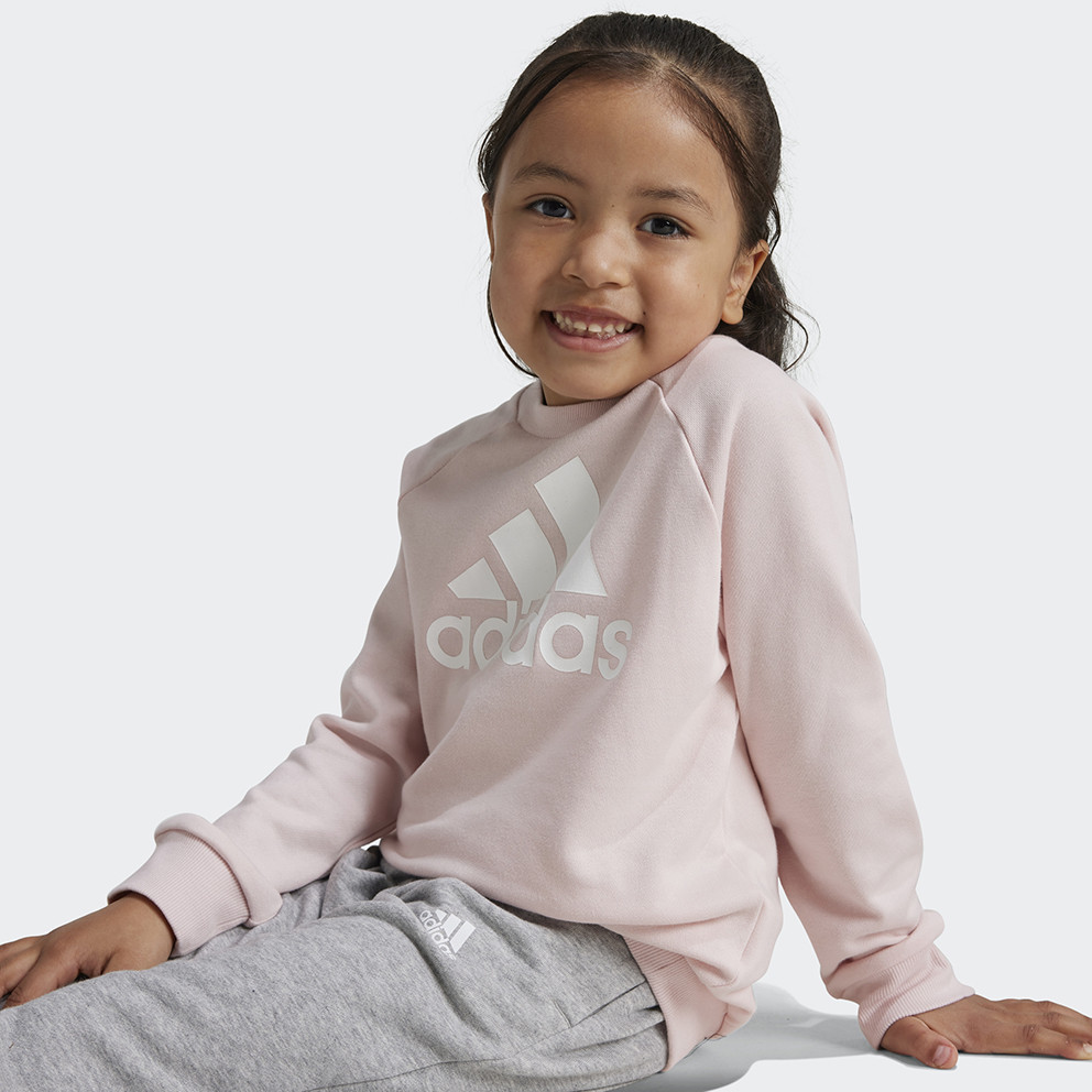 adidas Logo French Terry Παιδικό Σετ Φόρμας
