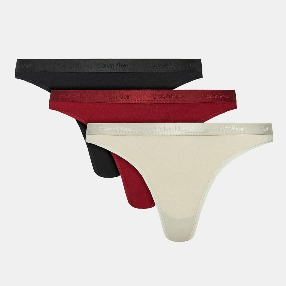 Calvin Klein Thong Women's Underwear 3Pc