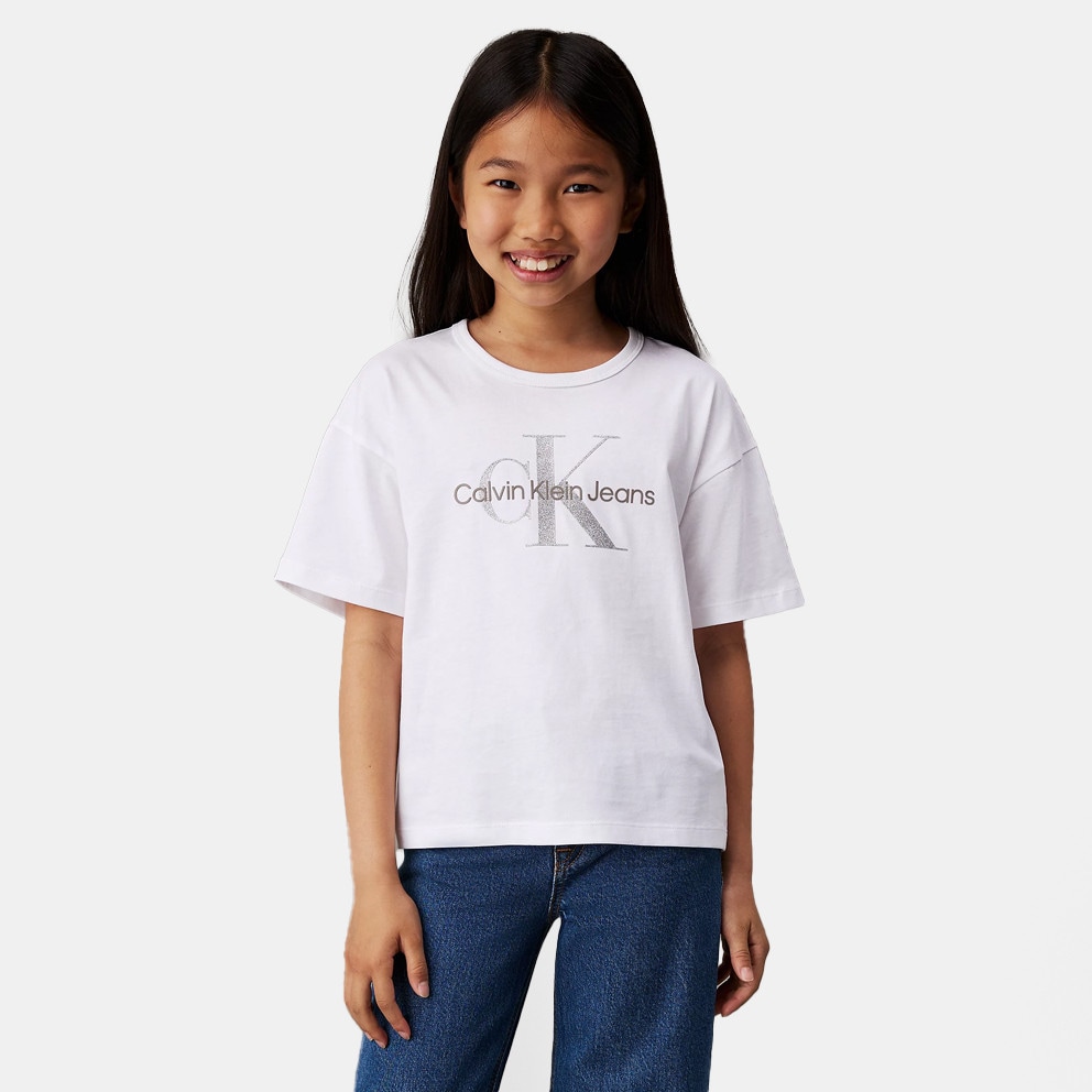 Calvin Klein Glitter Monogram Kids T-Shirt