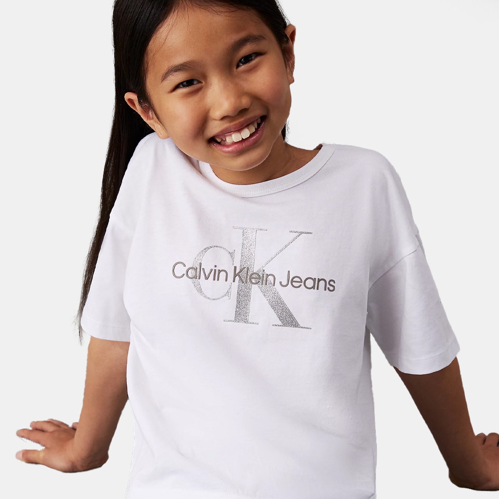 Calvin Klein Glitter Monogram Kids T-Shirt