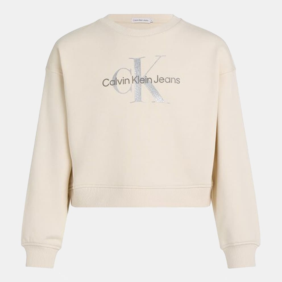 Calvin Klein Glitter Monologo Παιδική Μπλούζα Φούτερ