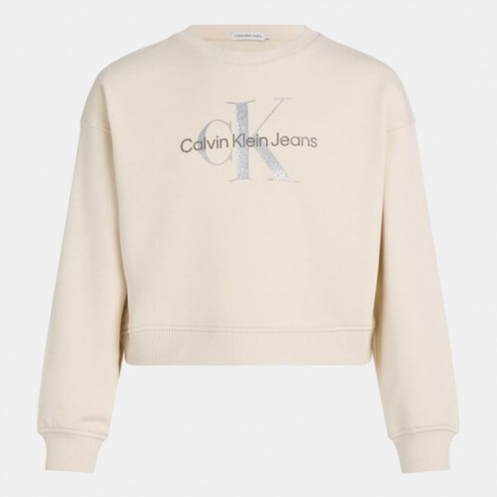 Calvin Klein Glitter Monologo Παιδική Μπλούζα Φούτερ