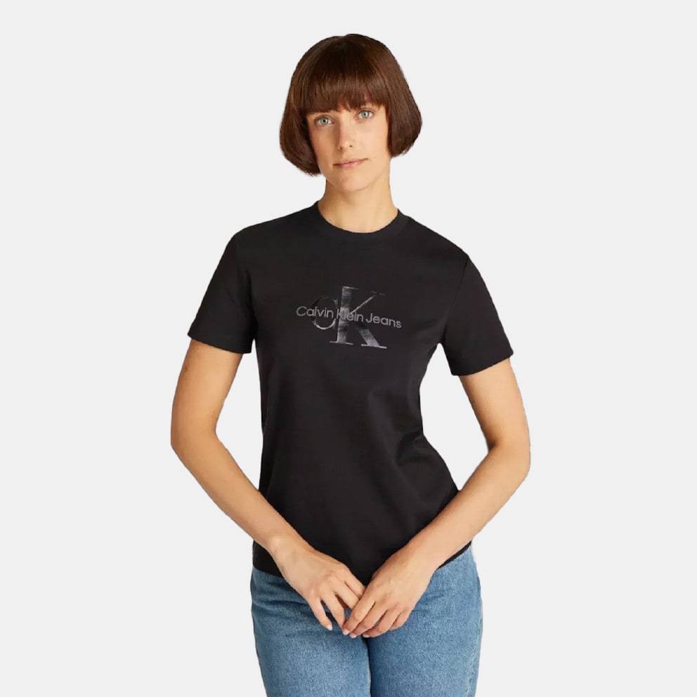  Calvin Klein Glossy Monologo Γυναικείο T-Shirt (9000211671_68372) 2025