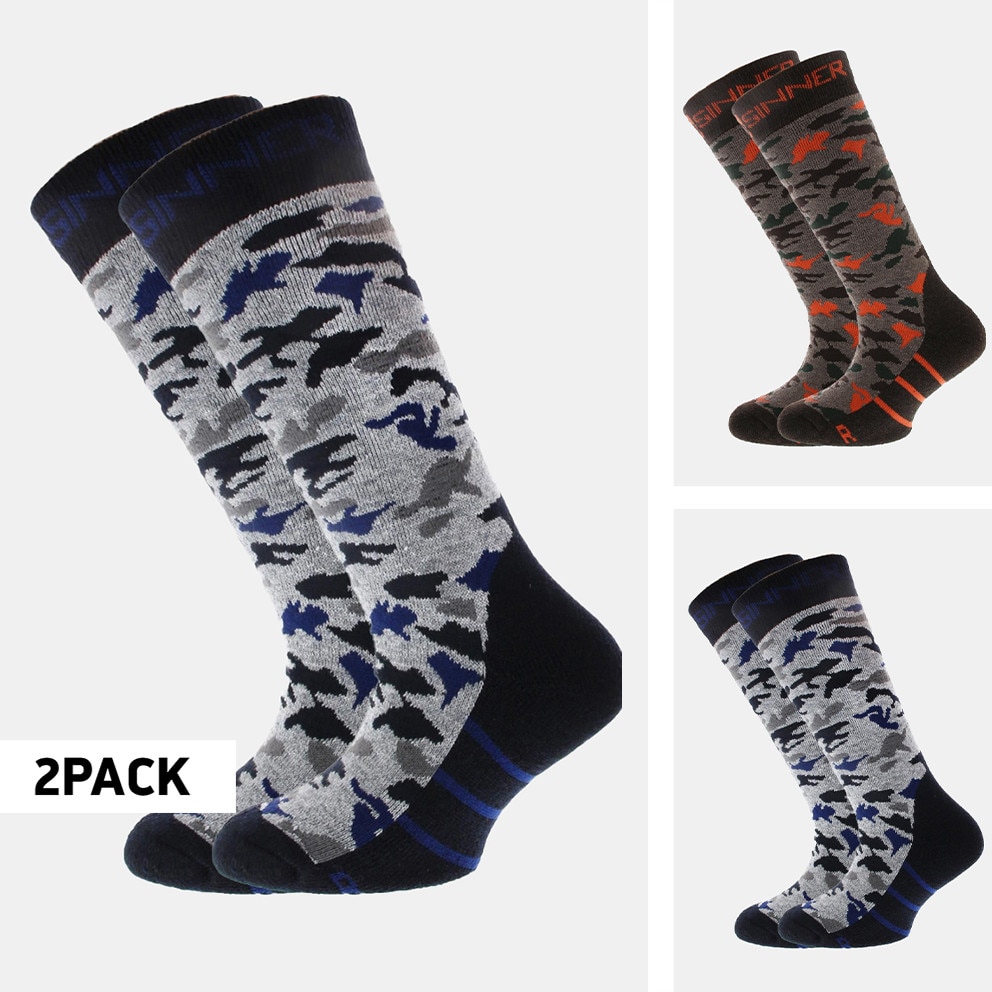 Sinner Kids Boys Ski Camo Kids' Socks
