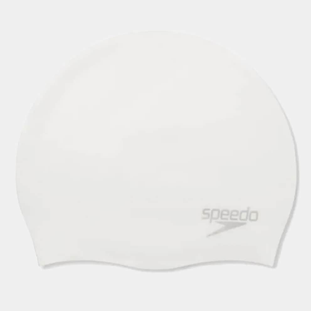 Speedo Plain Moulded Silicone Cap Σκουφάκι Εισ.