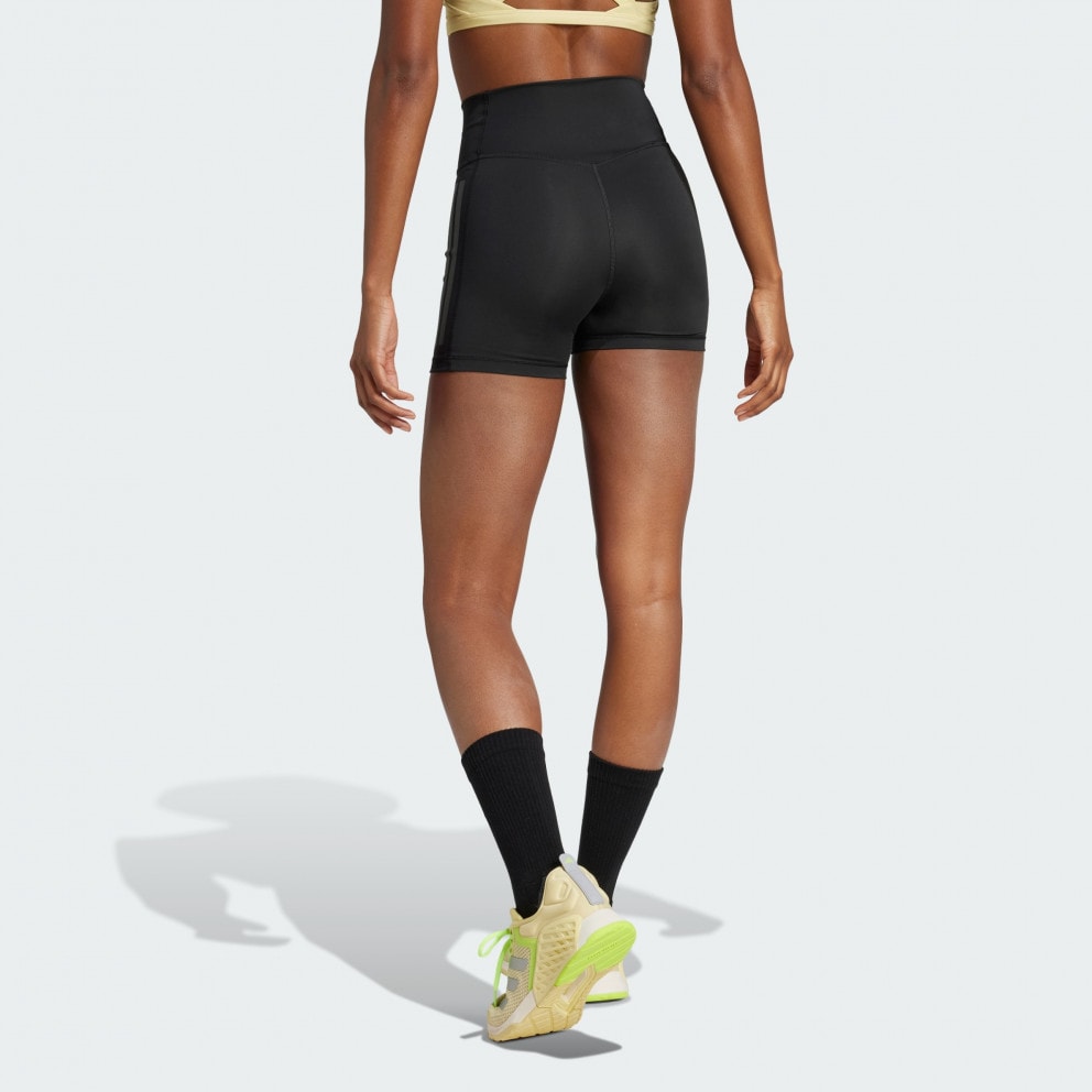 adidas Optime 3-Stripes 1/4 Short Leggings