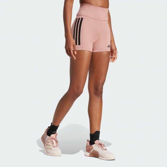 adidas Optime 3-Stripes 1/4 Short Leggings