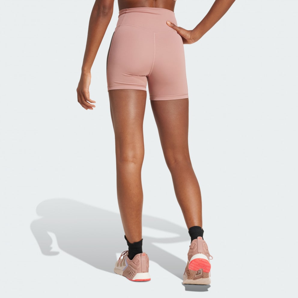 adidas Optime 3-Stripes 1/4 Short Leggings
