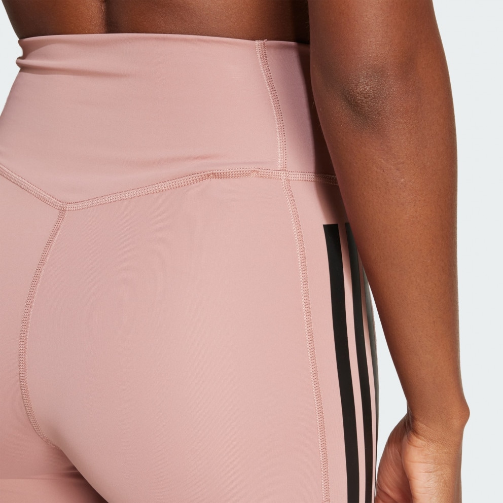 adidas Optime 3-Stripes 1/4 Short Leggings