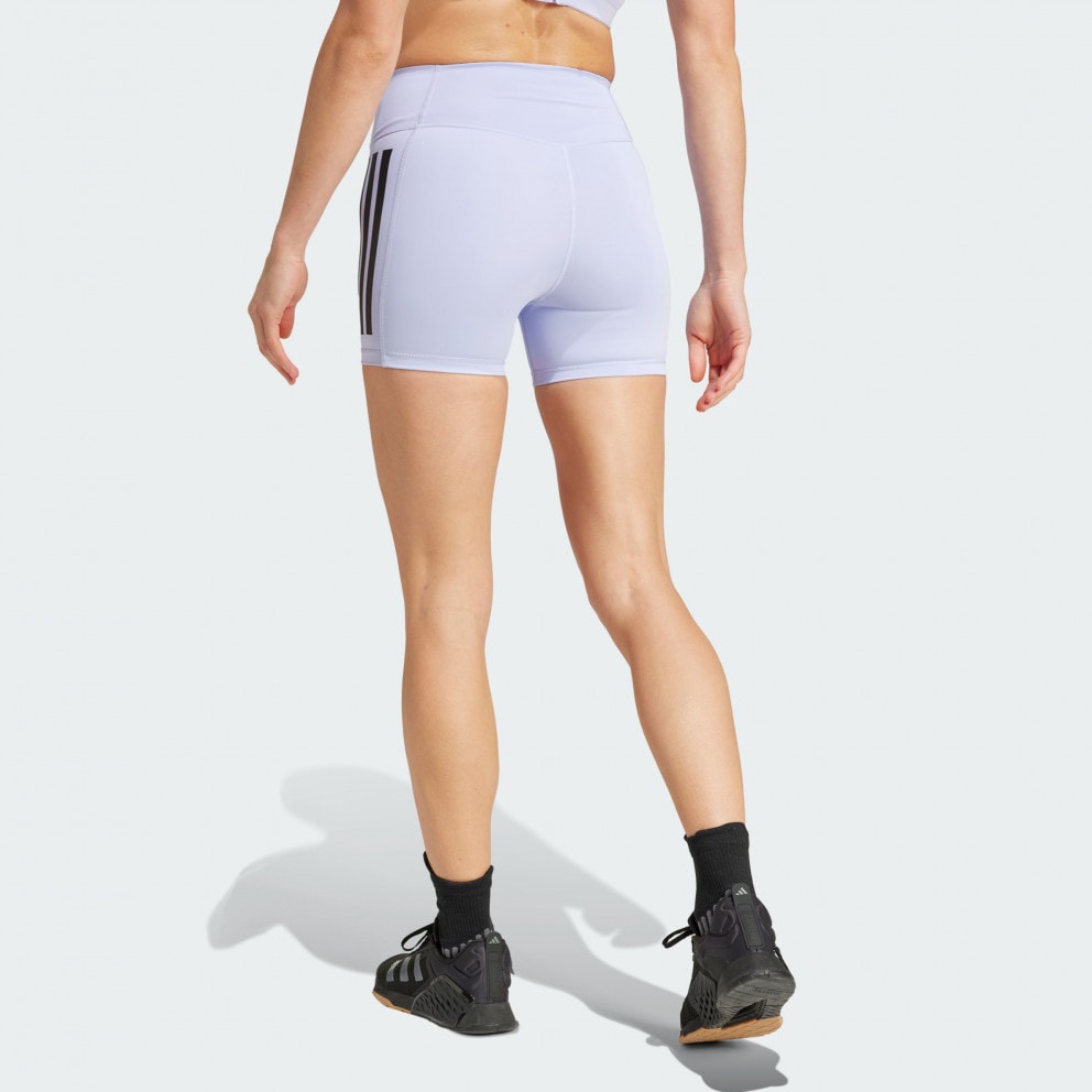 adidas Optime 3-Stripes 1/4 Short Leggings