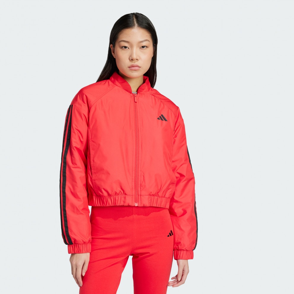 adidas sportswear Essentials 3-Stripes Insulated Crop Bomber Jacket