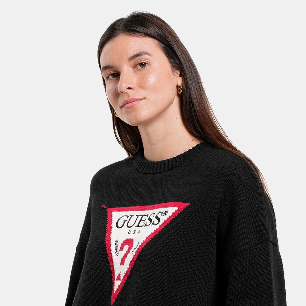 Guess Big Triangl Γυναικεία Μπλούζα Φούτερ