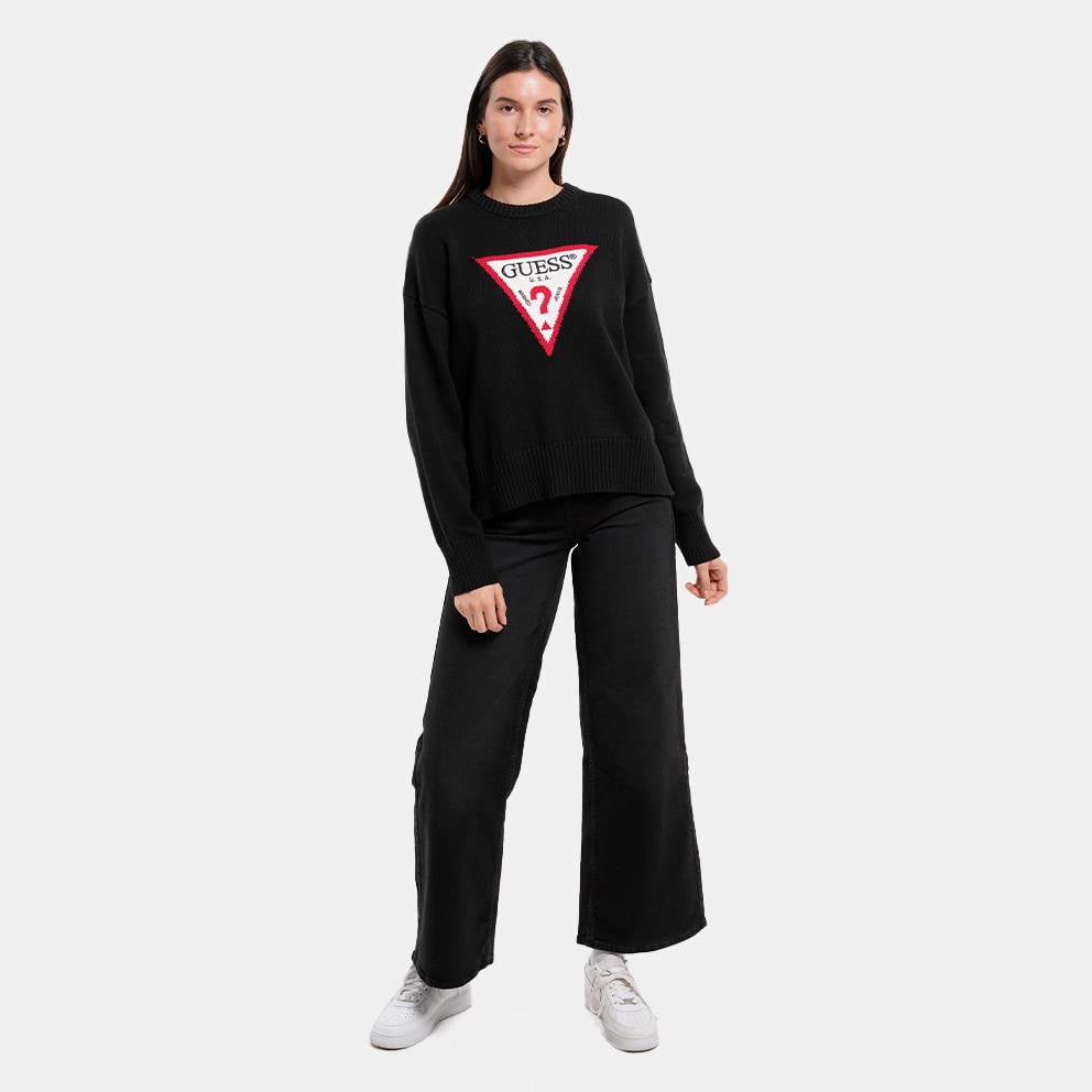 Guess Big Triangl Γυναικεία Μπλούζα Φούτερ