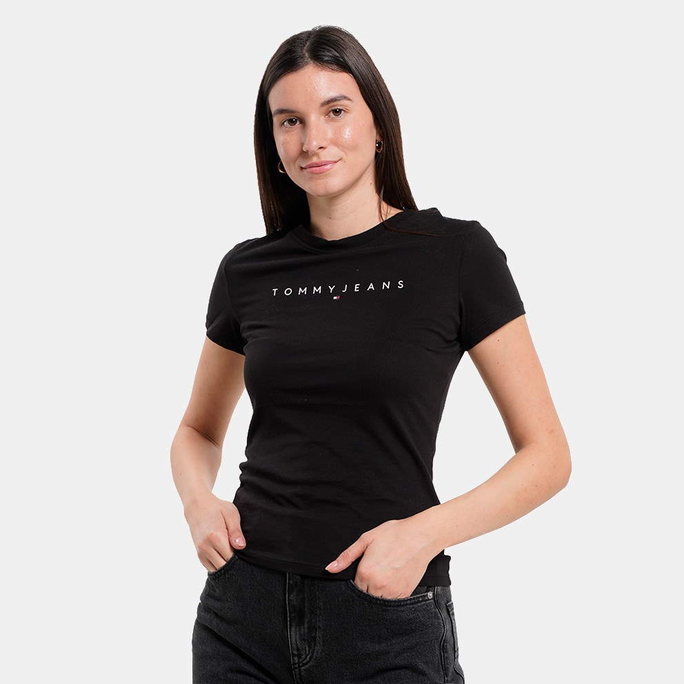  Tommy Jeans Slim Linear Γυναικείο T-Shirt (9000211701_1469) 2025