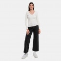 Tommy Jeans Slim Essential Rib V Neck Women's Shirt
