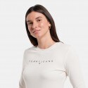 Tommy Jeans Slim Linear Women's Longsleeve Shirt