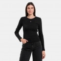 Tommy Jeans Slim Pointelle Women's Longsleeve Shirt