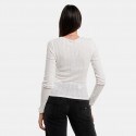 Tommy Jeans Slim Pointelle Γυναικεία Μακρυμάνικη Μπλούζα