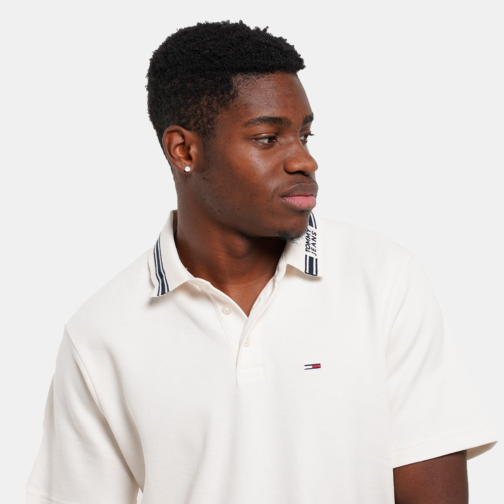 Tommy Jeans Tjm Tipped Logo Ανδρικό Polo T-Shirt