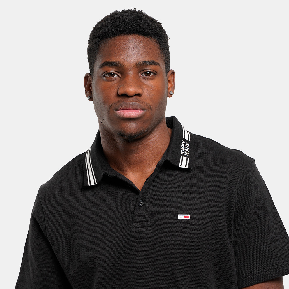 Tommy Jeans Tipped Logo Ανδρικό Polo T-Shirt
