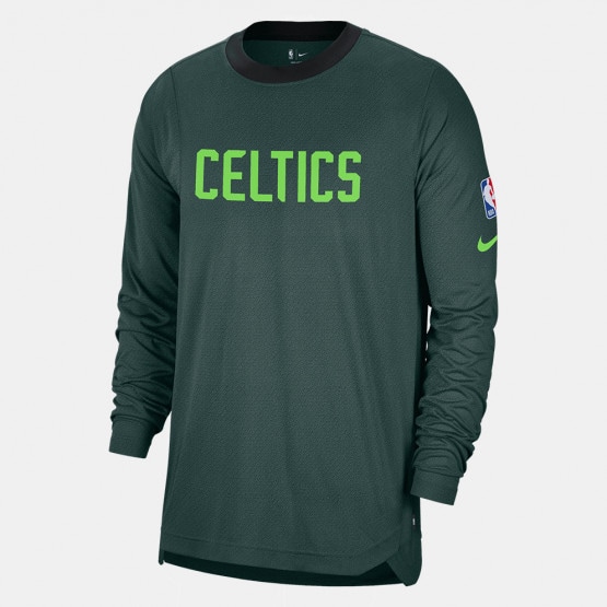 Nike Bos Dri-fit Top Pregame Celtics Ανδρική Μπλούζα Μακρύ Μανίκι