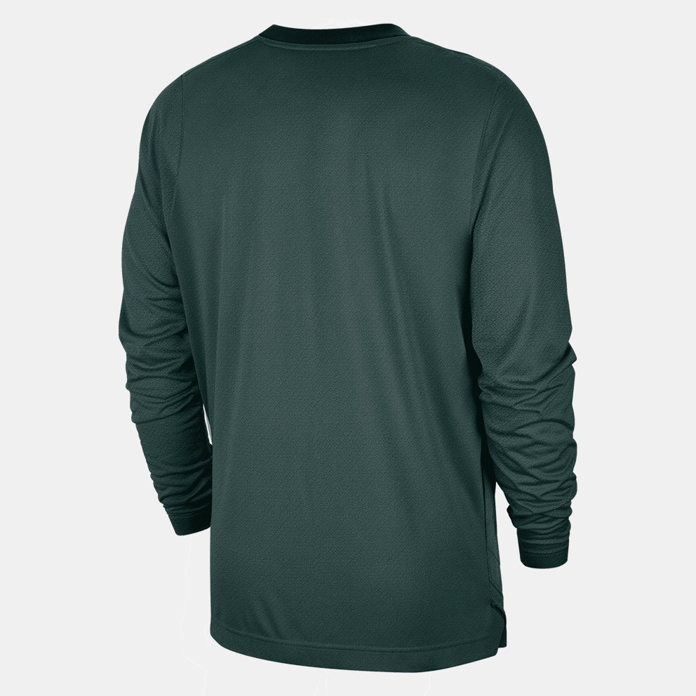 Nike Bos Dri-fit Top Pregame Celtics Ανδρική Μπλούζα Μακρύ Μανίκι
