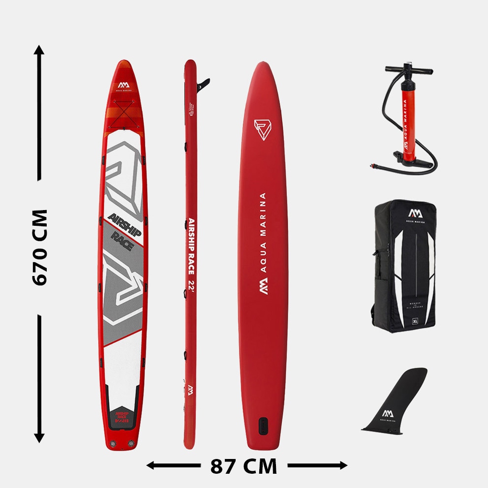 Aqua Marina Am Sup Airship-Team Race 670X87X20Cm 460kg Φουσκωτή Σανίδα SUP