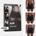 Nuff Mens Stripe Long  Boxer 3Pack