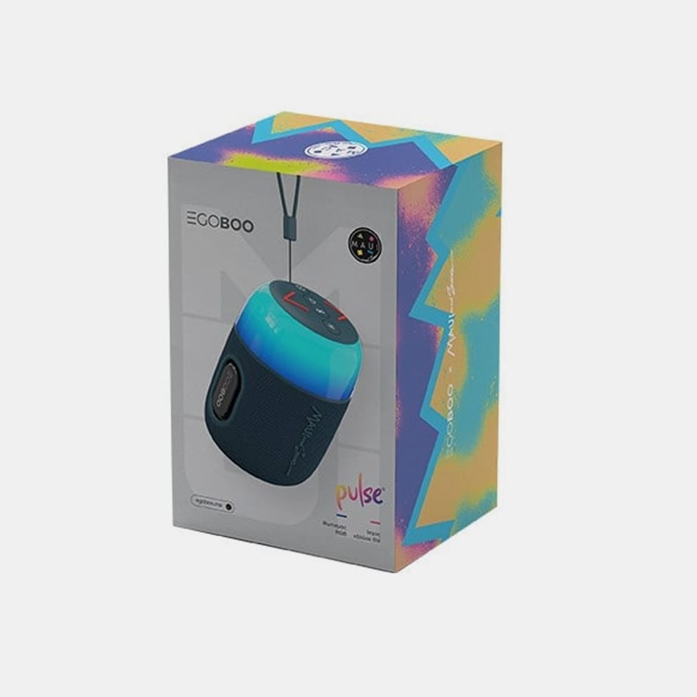 KIDDOBOO Egoboo X MAUI BT LED Speaker Pulse, Blue