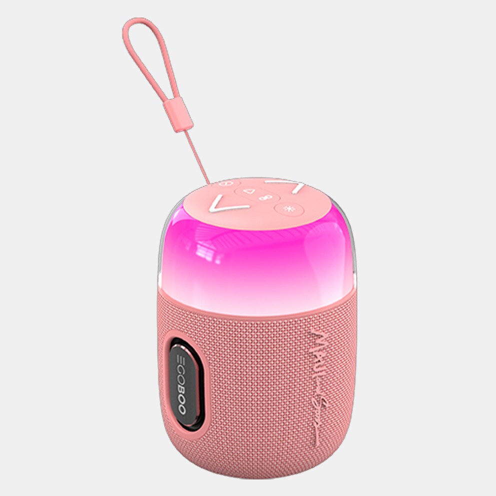 KIDDOBOO Egoboo X MAUI BT LED Speaker Pulse, Pink