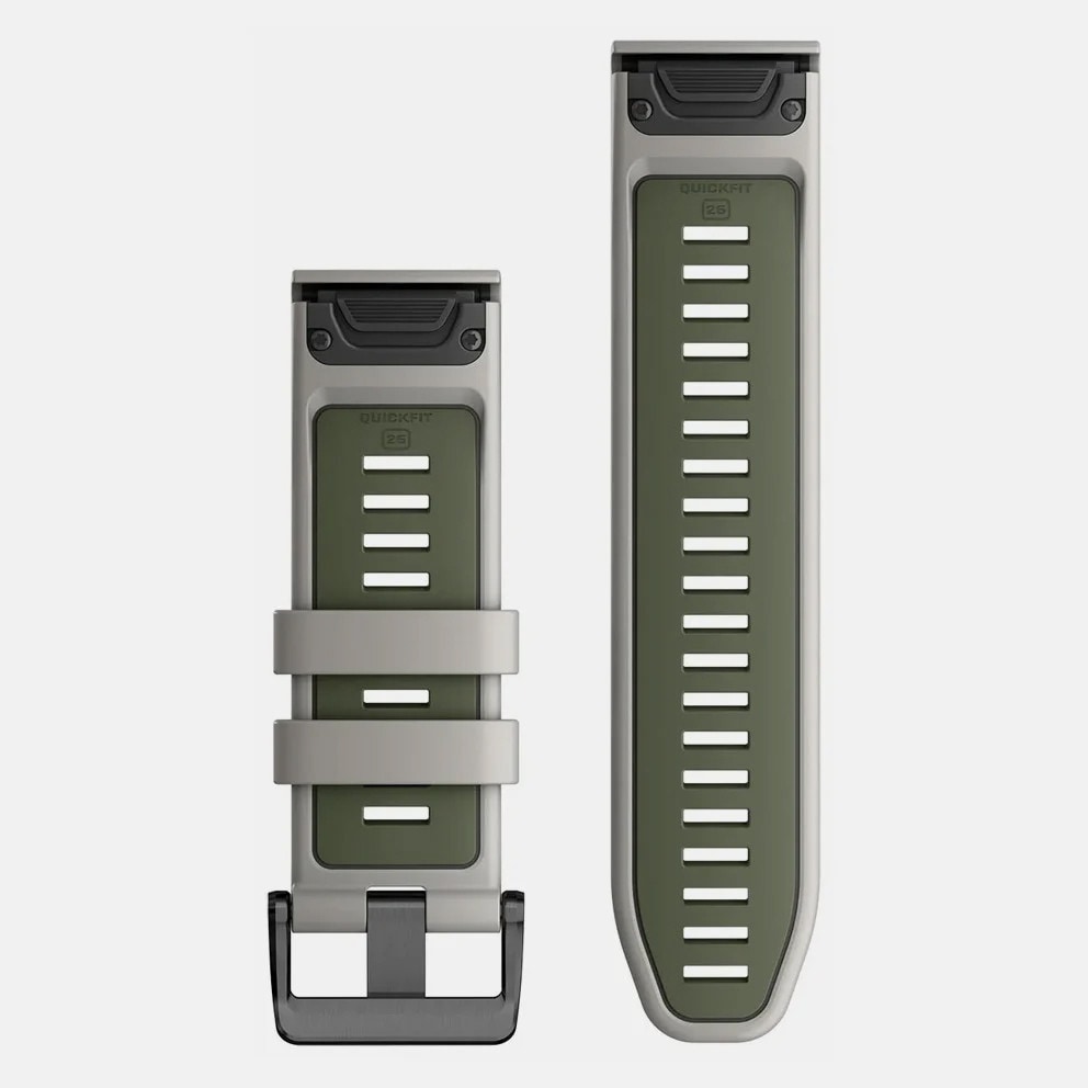 GARMIN Silicone Band Fog Gray with Moss